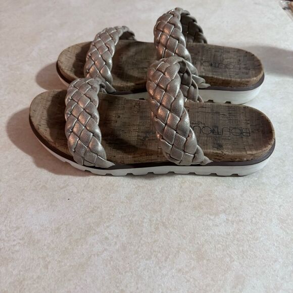 Boutique by Corkys shoes sandals women’s size 9 gold slip on - Picture 4 of 4